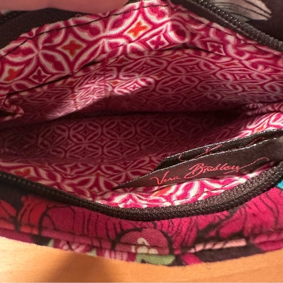 Vera Bradley Set of 3 in Maroon Pink Burgundy Patterns EUC Mini Bags & Zip Pouch - Picture 14 of 16